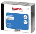 Hama CD-Hülle Hama CD Hülle 00044744 1 CD/DVD/Blu-Ray Transparent, Schwarz Polystyro