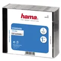 HAMA Standard CD-Leerhülle Schwarz/Transparent
