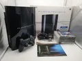 Sony PlayStation 3 FAT Spielekonsole 80GB / piano black / 5 Spiele / getestet ✅