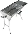 Olymp Handels Gmbh Holzkohlegrill Mangal Edelstahl Schaschlik Grill Aladdin mit Tasche