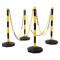 KS Tools Absperrpfosten-Satz mit Kette, 13-tlg (117.1550)