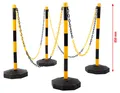 KS TOOLS Absperrpfosten-Set 117.1550 Kunststoff 3300g