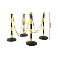 Absperrpfosten-Satz mit Kette, 13-tlg KS TOOLS 117.1550