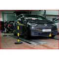 KS Tools Absperrpfosten-Satz mit Kette, 13-tlg, Absperrpfosten mit Kette 20M