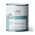 MissPompadour Kreidefarbe Weiß & Strahlend - Holzfarbe, Holzlack matt innen 750ml, hochdeckende Möbelfarbe ohne Schleifen - für Holz, Metall, Kunststoff, Weiß & Strahlend
