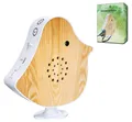 Northpoint Naturgeräusche Box Vogel Sound Box Echtholz Bewegungsmelder USB-C Weißesche