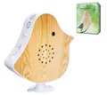 Northpoint Naturgeräusche Box Vogel Sound Box Echtholz Bewegungsmelder Sound Sensor Timer USB-C (Weißesche)