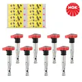 8x NGK U5014 ZÜNDSPULE ZÜNDMODUL FÜR VW AUDI A4 A5 A6 A8 PORSCHE LAMBORGHINI