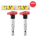 2x NGK U5014 ZÜNDSPULE ZÜNDMODUL FÜR VW AUDI A4 A5 A6 A8 PORSCHE LAMBORGHINI