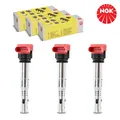 3x NGK U5014 ZÜNDSPULE ZÜNDMODUL FÜR VW AUDI A4 LAMBORGHINI PORSCHE 06D905115J