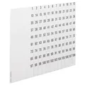 Hager ZZ90C Hager ZZ90C Beschriftungsbögen universZ Nummerierung 1-108 DIN A4 10Stück Beschriftungsbögen Weiß 1 St.
