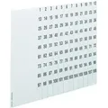 Hager Beschriftungsbögen,nummerier.1-108,10st. Zz90c