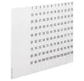 Hager Verteilerbox Hager ZZ90C Hager ZZ90C Beschriftungsbögen universZ Nummerierung 1-108