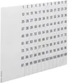 Hager ZZ90C Beschriftungsbögen uniZ Nummerierung 1-108 (VE10)