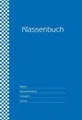 Klassenbuch "Standard", Umschlagfarbe: blau