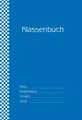 Klassenbuch \"Standard\", Umschlagfarbe: blau