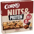 Corny Proteinriegel Nuts und Protein, 3 Riegel, Schoko, je 35g, pro Riegel 9,5g Protein