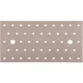 Alberts Duravis Lochplatte Perlbeige Duplexbeschichtet 200 mm x 100 mm x 2 mm