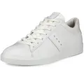 Sneaker ECCO "STREET LITE W", Damen, Gr. 41, weiß, Leder, sportlich, Schuhe, Schnürschuh, Freizeitsneaker, Halbschuh in Retro-Optik