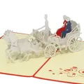 ® LIN17068 Pop-Up Karte Hochzeitskarte 3D Karte Hochzeit Hochzeitseinladung G...