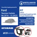 Für FORD Tourneo Custom V362 / F3 06.16-12.23 AHK starr +13pol spez E-Satz TOP