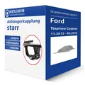 Auto Hak Anhängerkupplung starr für FORD Tourneo Custom V362 / F3 AHK