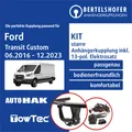 Für FORD Transit Custom Typ V362 06.2016-12.2023 AHK starr +13pol spez. E-Satz