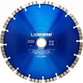 LXDIAMOND Diamant-Trennscheibe 200mm x 25,4mm Diamantscheibe - für Stein Beton Stahlbeton passend für Steinsägen Schneidetische Brückensägen - Betonscheibe 200 mm in Premium Qualität