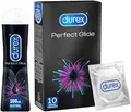 Durex Perfect Glide 10er Kondome + Durex Perfect Glide Gleitgel 100ml - Durex