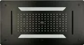 XXL-Regendusche Deckenbrause DPG5030 - Edelstahl - Schwarz, matt - LED-Beleuchtung - Deckeneinbau