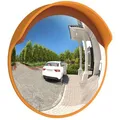 vidaXL Verkehrsspiegel 153081, orange, Ø 30cm, Kunststoff, für Innen- & Außenbereich