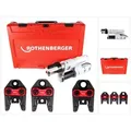 Rothenberger ROMAX AC ECO Set TH 230 V Pressmaschine Typ C für Netzbetrieb im Transportkoffer + 3 x Pressbacken ( 15730 )
