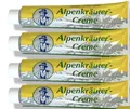 Alpenkräuter Creme mit Hanföl & Teufelskralle – 4×200 ml – Massage & Pflege