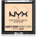 NYX Professional Makeup Can't Stop Won't Stop Mattifying Powder mattierendes Puder Farbton 01 Fair 6 g