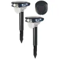 2er-Set Solar-Vogelschreck mit Bewegungssensor & LED-Blitzlicht, 95 dB