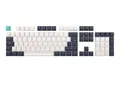 Dark Project - Marineblau/Elfenbein PBT mehrsprachige Tastenkappen [ANSI & ISO-Layout] – Englisch (UK/US), Spanisch, Portugiesisch, Italienisch, Deutsch, Österreichisch, Finnisch, Norwegisch