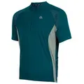 Airtracks Radtrikot Herren Fahrradtrikot Kurzarm Team II (atmungsaktives Radtrikot - Jersey mit Quick Dry & Anti-UV) » S M L XL XXL XXXL « grau|grün S