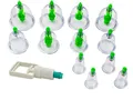 ISO TRADE Schröpfgläser Set Vakuum Massage Schröpfen Saugglocken Pumpe Neu Akupunktur Magnetische 277