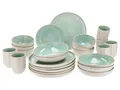SILVERCREST Geschirrset "Porto", 24-teilig (Grün)