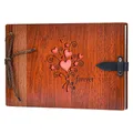 ZEEYUAN Fotoalbum zum Selbstgestalten 80 Seiten 29x19cm Hochzeit Gästebuch Ho...