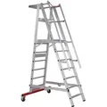 Euroline Premium 32777 Podestleiter fahrbar 7 Stufen