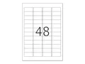 HERMA Selbstklebend - durchsichtig - 21.2 x 45.7 mm 1200 Etikett(en) (25 Bogen x 48)