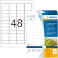 HERMA Etiketten transparent glasklar A4 45,7x21,2 mm transparent klar glänzend
