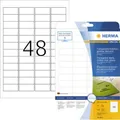 Herma 8016 Folien-Etiketten 45.7 x 21.2 mm Folie, glänzend Transparent 1200 S...