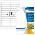 HERMA 8016 Etiketten A4 45,7x21,2mm 1200 Stück selbstklebend transparent