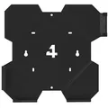 Wall mount for PS4 Slim - Black - Miscellaneous Zubehör für Spielkonsole - Sony PlayStation 4