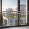 Mucola Balkongeländer SilberFranzösischer Balkon Stabgeländer Fenstergitter Treppengeländer Balkongitter Fenster - 156 cm