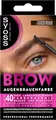 Syoss Augenbrauen Kit Augenbrauenfarbe 4-1 Dunkelbraun Stufe 3 (17 ml), Augenbrauen färben für einen natürlichen Look und ein langanhaltendes Ergebnis