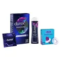 Durex Ausdauer Vorteilsset | Performa Kondome Pleasure Ring Perfect Glide 50ml
