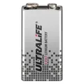Ultralife 6F22 /9V BlockU9VL-J-P (1 Stk., 9V Block, 1200 mAh) (54081)